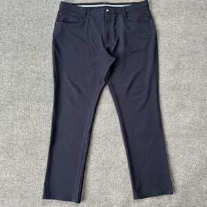FootJoy Pants Mens 40x32 Navy Athletic Fit 5-Pocket Golf Performance Stretch